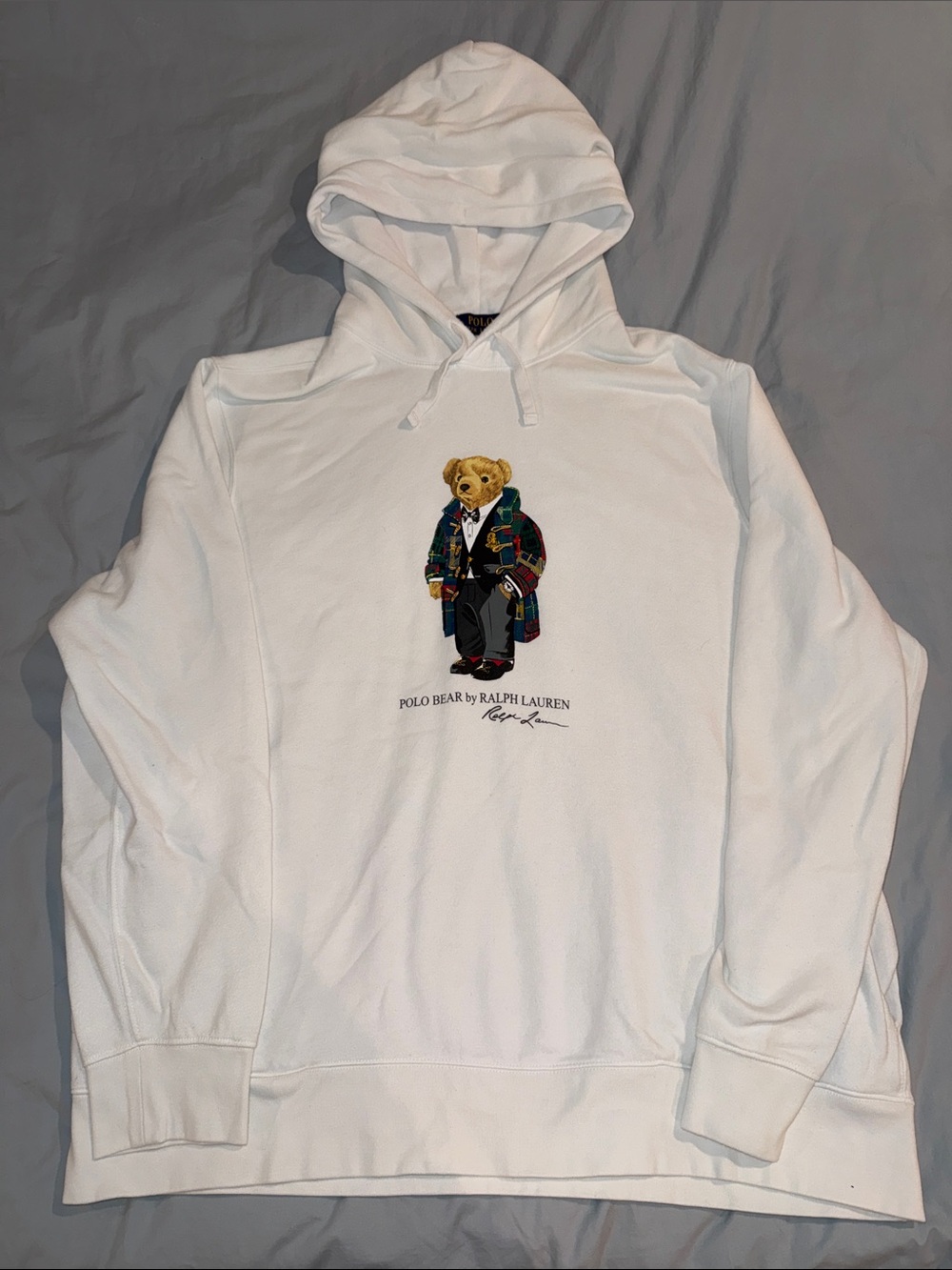 Polo by Ralph Lauren White Polo Bear Hoodie